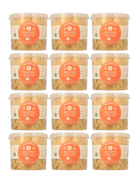 11 Pumpkin Lentil Cracker (Keropok) Buckets + 1 Pumpkin Lentil Cracker (Keropok) Bucket FREE